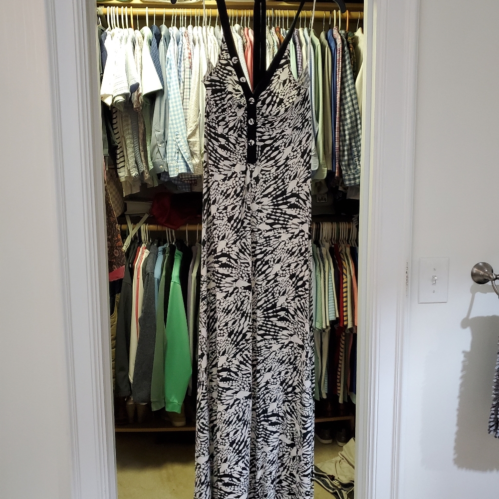 Black & White Maxi Dress